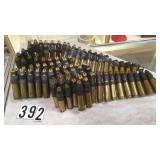 LARGE BULLET BANDOLIER WITH .50 CAL BLANKS