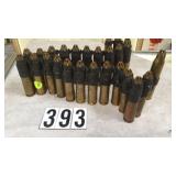 SMALL BULLET BANDOLIER OF .50 CAL BLANKS SMALL BULLET BANDOLIER OF .50 CAL BLANKS