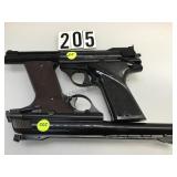 PAIR OF PLASTIC PROP MOD 180 44 CAL PISTOLS