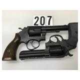 PAIR OF METAL PROP REVOLVERS PAIR OF METAL PROP REVOLVERS