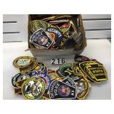 BOX LOT OF LAW ENFORCEMENT PATCHES