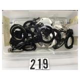 BOX LOT OF METAL TOY HANDCUFFS