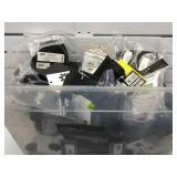 BOX LOT OF STRAPS, HOLSTERS & MISC PARTS BOX LOT OF STRAPS, HOLSTERS & MISC PARTS