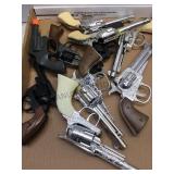 BOX LOT OF PLASTIC GUNS