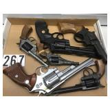 LOT OF PLASTIC PROP REVOLVERS