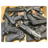 LARGE OF LOT RUBBER AND PLASTIC PROP PISTOLS LARGE OF LOT RUBBER AND PLASTIC PROP PISTOLS