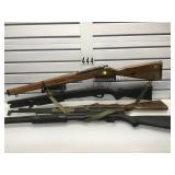 LOT OF 4 PROP GUNS - WOOD AND RUBBER LOT OF 4 PROP GUNS - WOOD AND RUBBER