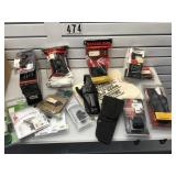 BOX OF BRAND NEW GUN ACCESSORIES BOX OF BRAND NEW GUN ACCESSORIES