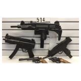 BLANK PLASTIC/RUBBER AIR PISTOLS/HAND GUNS (5)