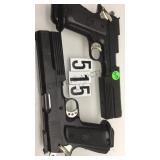 PAIR OF PISTOL AIR BB GUNS BLACK