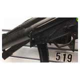 PLASTIC SMG BLACK GUN