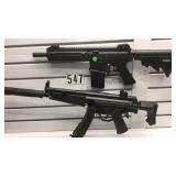 PAIR OF PLASTIC PLASTIC ASSAULT BB RIFLES PAIR OF PLASTIC PLASTIC ASSAULT BB RIFLES