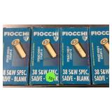 4 BOXES OF 38 S&W SPL BLANK AMMO 4 BOXES OF 38 S&W SPL BLANK AMMO