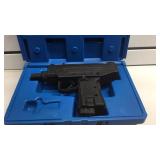 RUBBER PROP UZI PISTOL IN REAL UZI CASE RUBBER PROP UZI PISTOL IN REAL UZI CASE