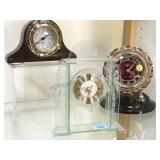 COLLECTION OF CLOCKS, A'WEEMS & PLATH','MAJAK'