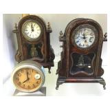 DECORATIVE MANTLE CLOCKS & A BIG BEN ALARM CLOCK