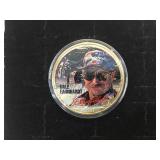 2001 COLORIZED DALE EARNHARDT SILVER DOLLAR