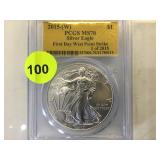 2015-(W) PCGS MS70 SILVER EAGLE