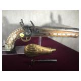 BLACK POWDER FLINTLOCK BLUNDERBUSS PISTOL