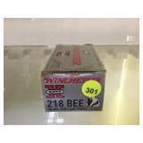 1 BOX OF 218 BEE AMMO