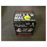 1 BOX OF 460 S&W MAG AMMO