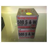 2 BOXES OF 500 S&W AMMO