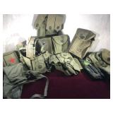 LOT OF ASSORTED MILITARY GEAR INCLUDING POUCHES