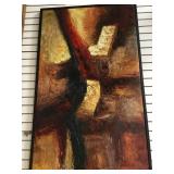 OIL ON CANVAS, ARTIST SIGNED, 3'X5'