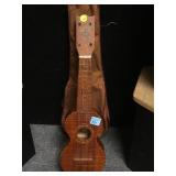 TIGER WOOD KUMALAE UKULELE  WITH SOFT CASE