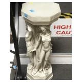 NUDE RESIN PEDASTAL, 29' TALL