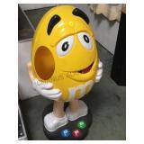 TALL M&M PEANUT CANDY DISPENSER, 41" TALL