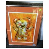 FRAMED & MATTED KUALA BEAR  PRINT