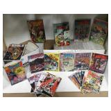 SHELF LOT OF COMICS, 'WOLVERINE', 'ROVERS'