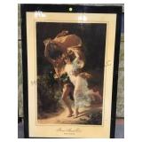 LACQUERED PICTURE 'THE STORM' BY PIERRE AUGUST
