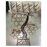 TALL METAL WINE RACK