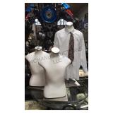 3 MANNEQUIN BUSTS