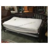 DARK WOOD DAY BED