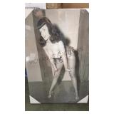 3'RD SHELF, BETTYN PAGE PRINT ON CANVAS, 20X30