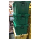 GREEN & YELLOW STORAGE TOTES, 4XMONEY