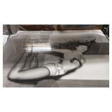 2'D SHELF, BETTY PAGE PRINT ON CANVAS, 2XMONEY