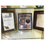 TEMPTATIONS ACHIEVEMENT AWARDS & SHADOW BOX