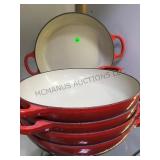SET OF 5 LE CREUSET SIGNATURE BAKING PANS SET OF 5 LE CREUSET SIGNATURE BAKING PANS