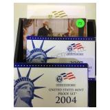 3 SETS OF 2004 & 2007 U.S. MINT PROOF SETS 3 SETS OF 2004 & 2007 U.S. MINT PROOF SETS
