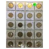 SHEET OF (20) 2010 PRESIDENTIAL DOLLARS SHEET OF (20) 2010 PRESIDENTIAL DOLLARS