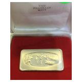 2.1 OZ STERLING 'CHRISTMAS 1972' BAR 2.1 OZ STERLING 'CHRISTMAS 1972' BAR