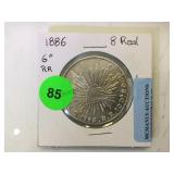 1885  SILVER 8 REALES