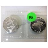 2012 (1/2 OZ) .999 SILVER ROUND, 2012 (1/2 OZ) .999 SILVER ROUND,