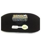 ANTIQUE 800 SILVER HANDMADE & ENGRAVED COMPACT ANTIQUE 800 SILVER HANDMADE & ENGRAVED COMPACT