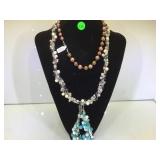 NECK WITH STERLING & GEMSTONE NECKLACES & NECK WITH STERLING & GEMSTONE NECKLACES &