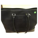 COACH XXL BLACK NYLON /LEATHER TRAVEL BAG COACH XXL BLACK NYLON /LEATHER TRAVEL BAG